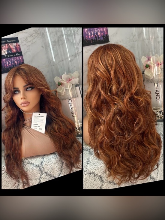 Gabor Other - Tony Of Beverly OBMAM Sunset Red MONOFILAMENT Bang Lace Front Wig